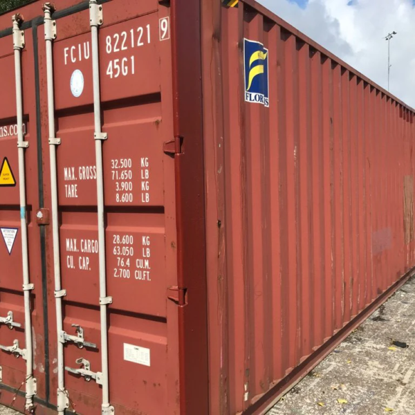 Contenedor Estandar de 40 pies con Acceso por Ambos Extremos