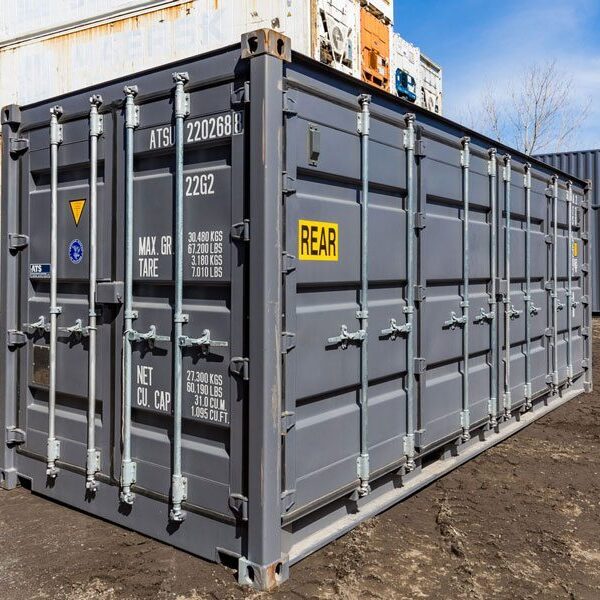 Contenedor 20 pies con puerta lateral